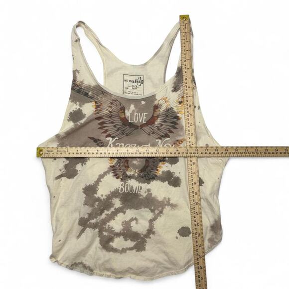 We The Free Free People Love Knows No Bounds Cotton Casual Tank Size XS Made USA - Picture 3 of 4